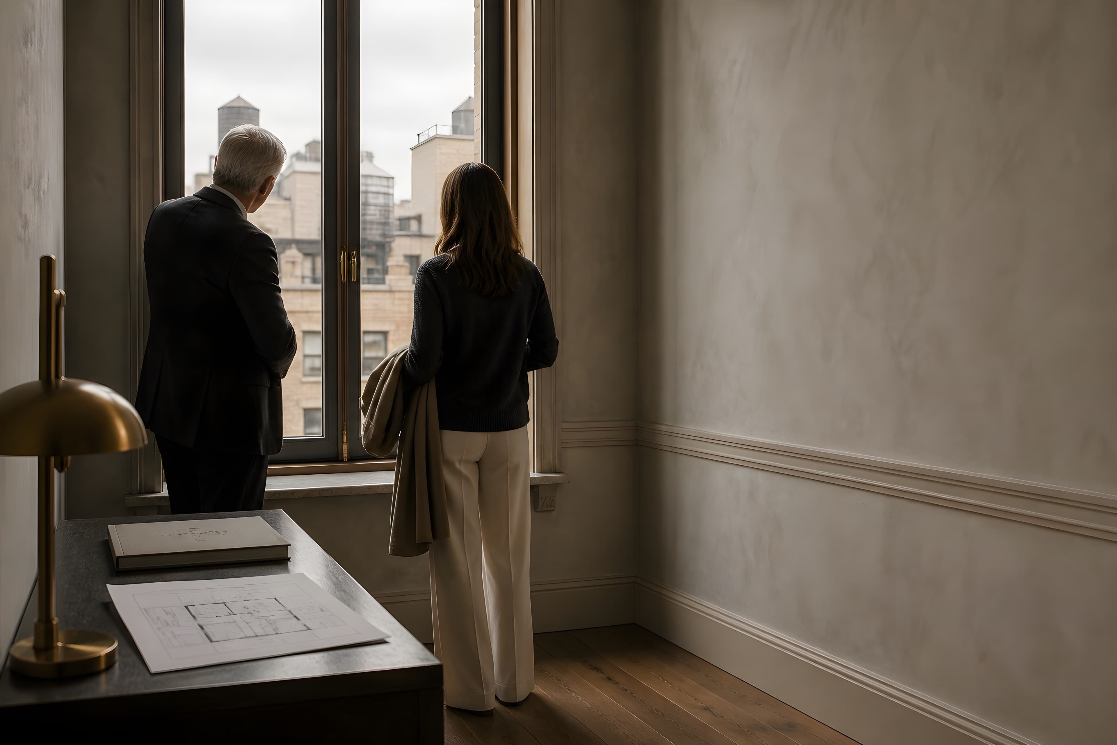 A private residential viewing in a refined New York residence