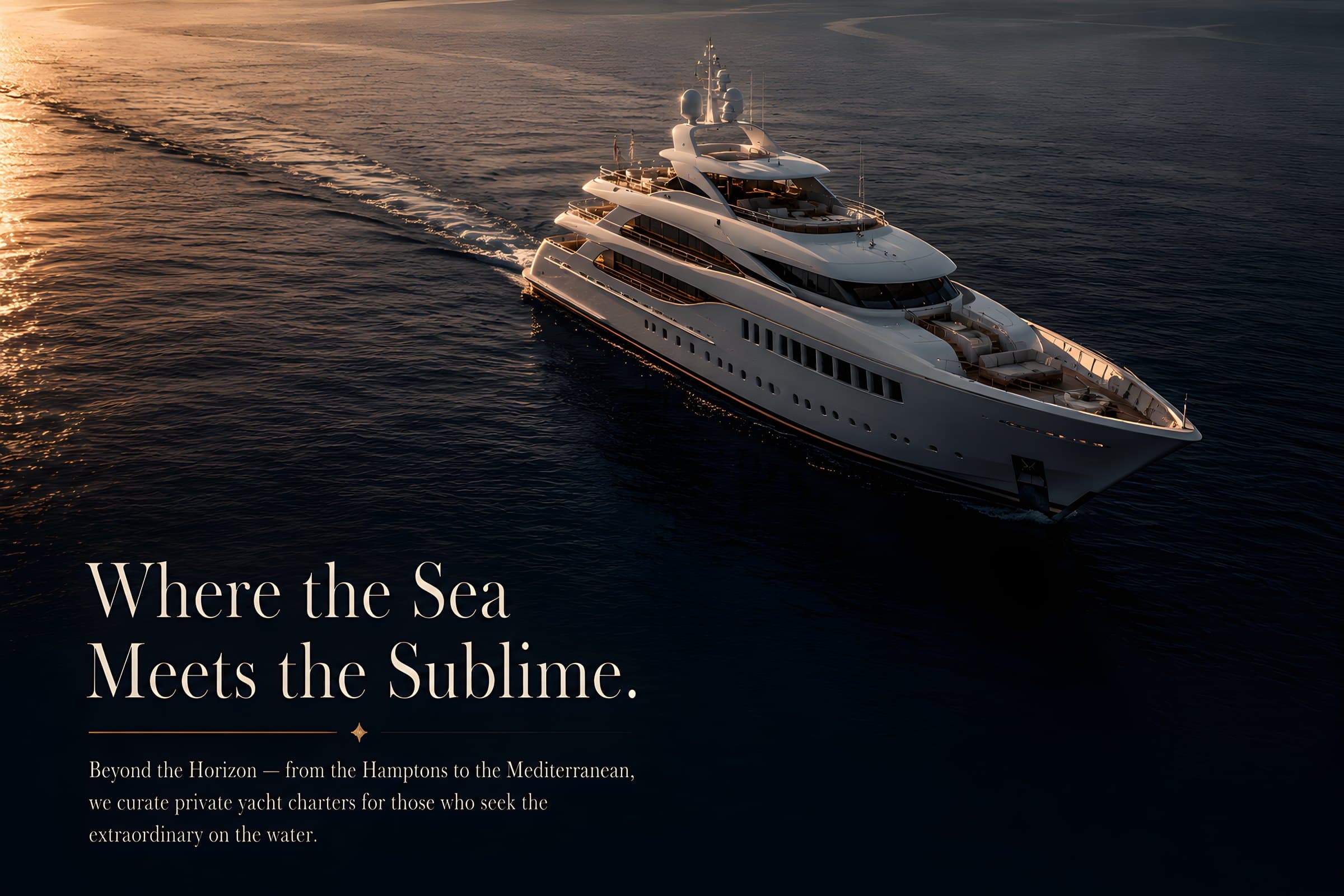 Private yacht charter